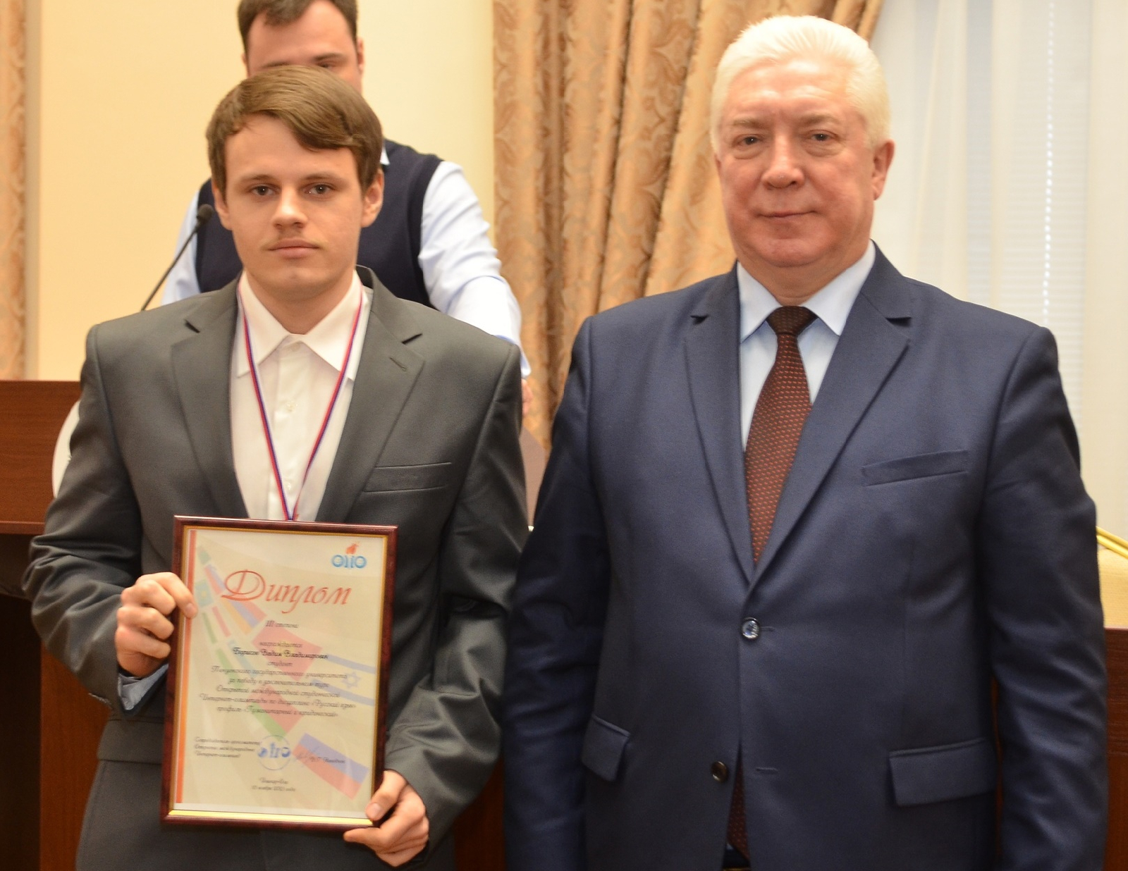 1 февраля 2024 г. студент группы 23ИПД1 Вадим Борисов получил заслуженную награду на Совете университета